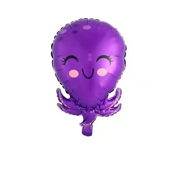 Globo Metalizado Pulpo 24" 60 Cms