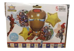 Bouquet Globo Bombas Iron Man Los Vengadores 5 Unds