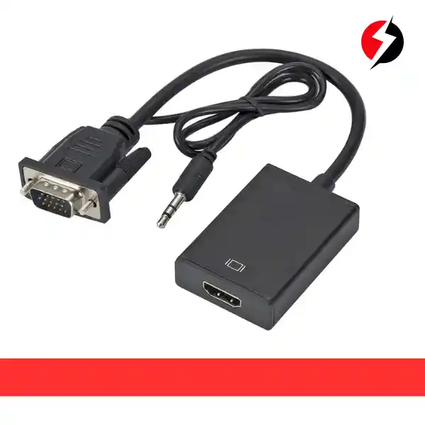 Convertidor Vga A Hdmi + Audio Fullresolucion