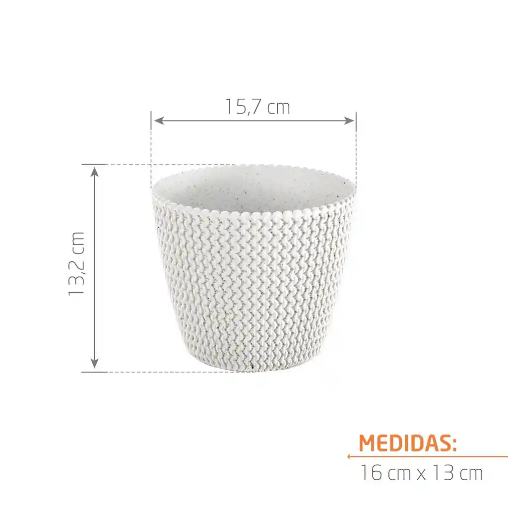 Matera Splofy Eco 16 Cm Blanco