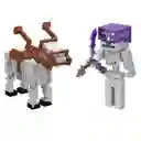 Figura De Acción Minecraft Vanilla 2 Caballo Esqueleto 3.25"