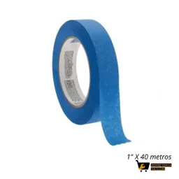 Cinta Enmascarar Azul 1" X 40metros