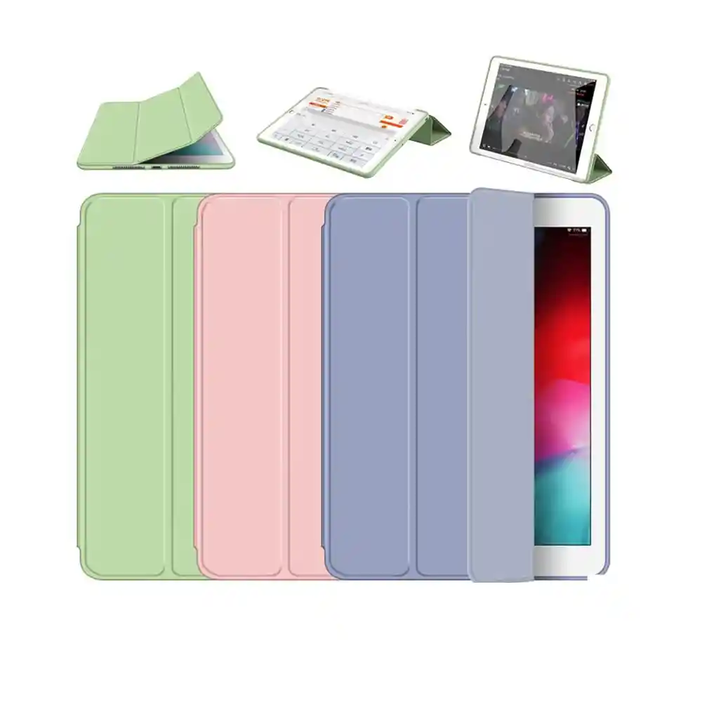 Estuche Protector Ipad 10.2 7ma, 8va, 9na Gen + Protector De Pantalla / Rosado