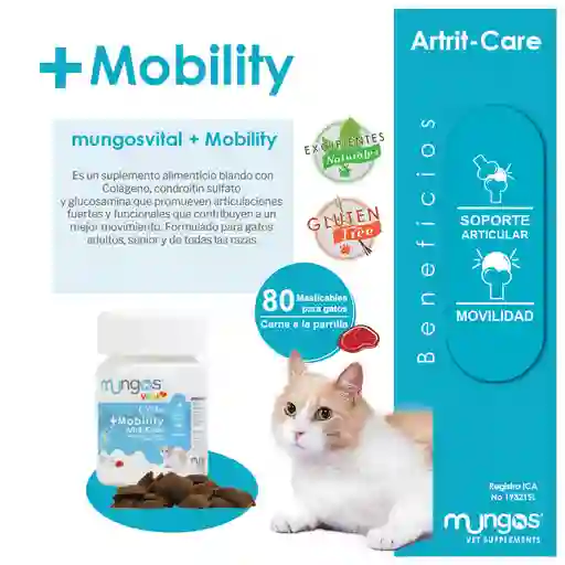 Mungos Vital Cats Mobility X 80 Tabs