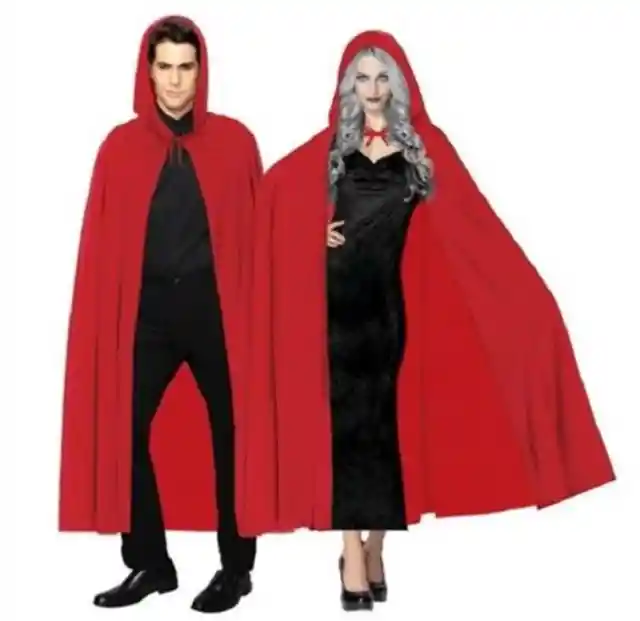 Accesorio Para Halloween - Hooded Cape Roja