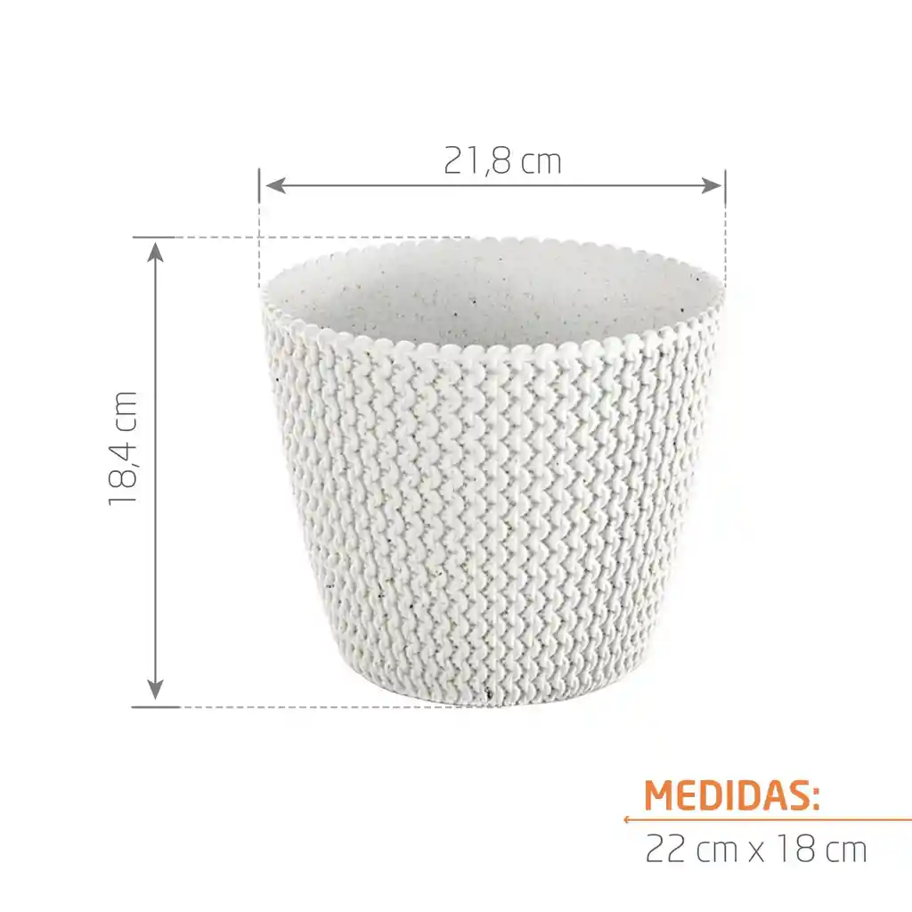 Matera Splofy Eco 22 Cm Blanco