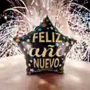 Globo "feliz Año Nuevo" 45*45 Cms