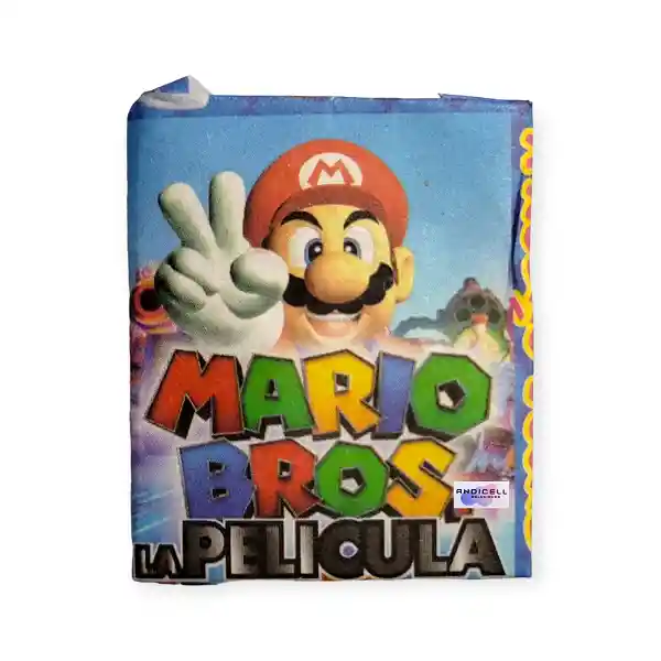 50 Sobres Láminas Para Álbum Super Mario Bros Azul