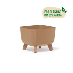 Matera Gracia Square Eco Wood 24 Cm Café Claro