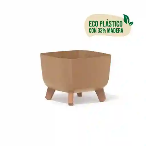 Matera Gracia Square Eco Wood 29 Cm Café Claro
