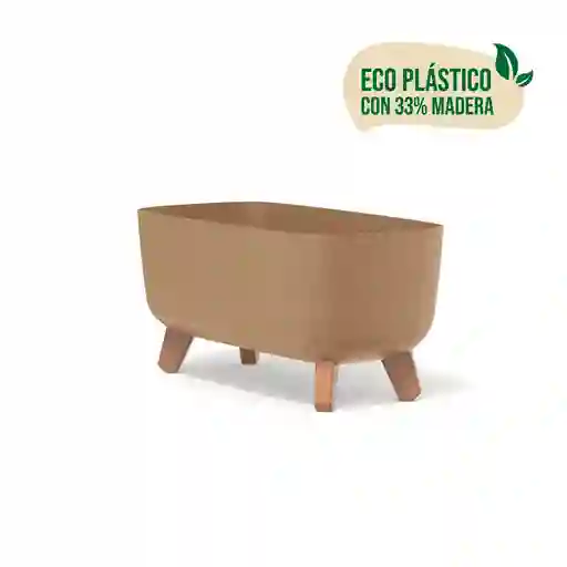Matera Gracia Square Eco Wood 39 Cm Café Claro