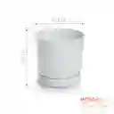 Matera Tubo P 20 Cm Blanco