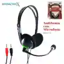 Diadema Chat / Audifonos Con Microfono Wit Am20