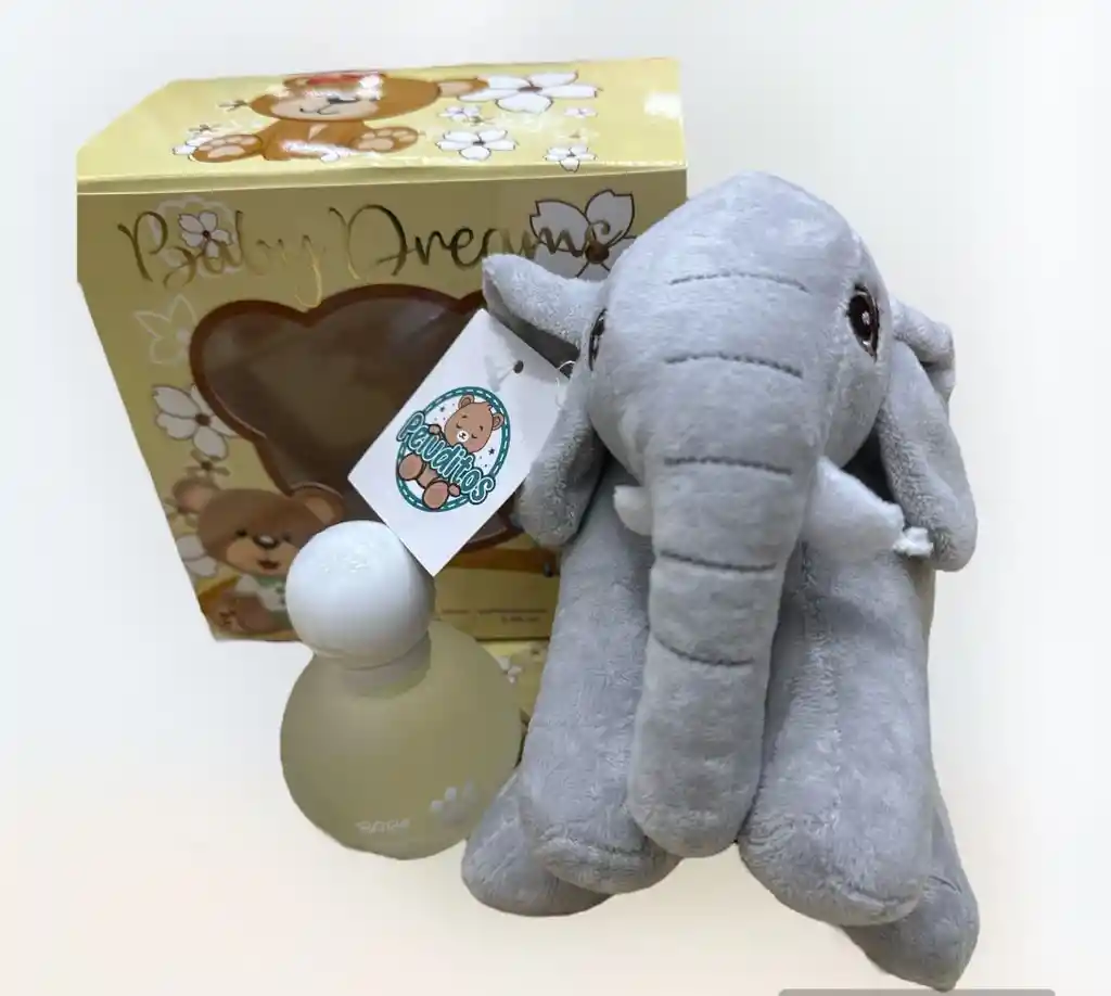 Kit Para Bebe Con Perfume Y Peluche