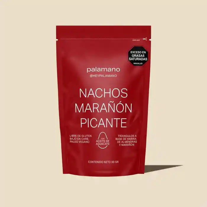 Nachos Marañon Picante 90g Palamano