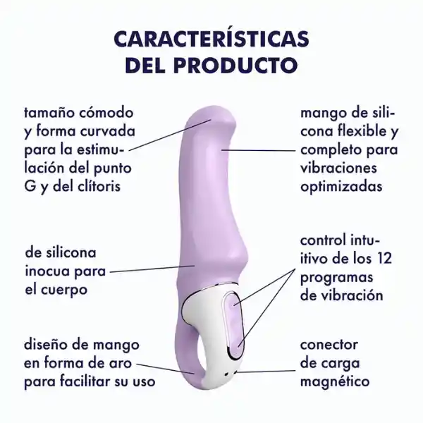 Vibrador Satisfyer Charming Smile Punto G Vibes