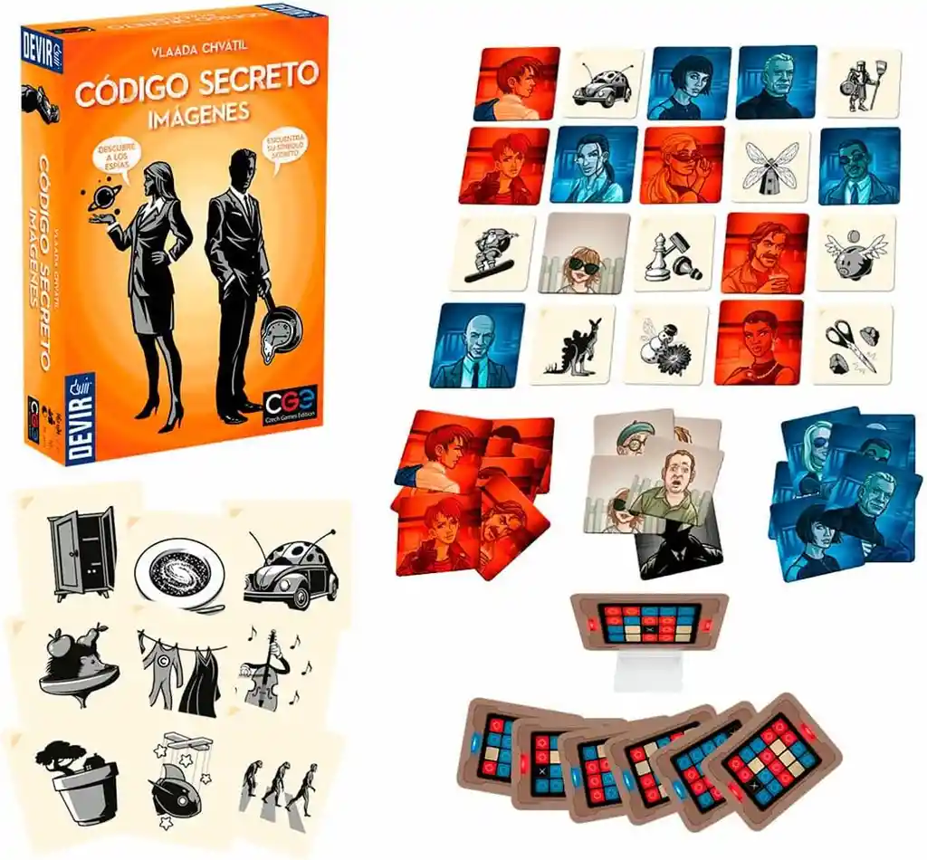 Juego De Mesa Código Secreto Imagenes Español Niños Adultos