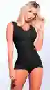 Ref. 6019 - Faja Cachetera Con Busto En Broches Talla: Xl Color: Moca