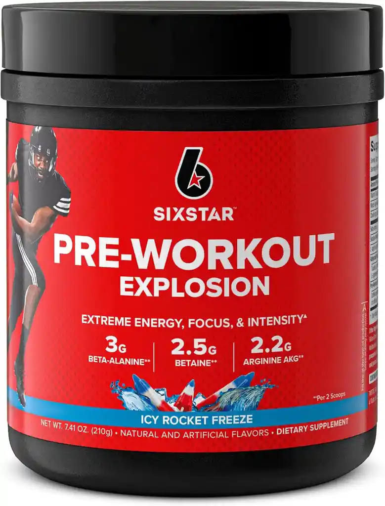 Sixstar Preentreno Explosion Ripped Icy Rocket Freeze 30 Servicios