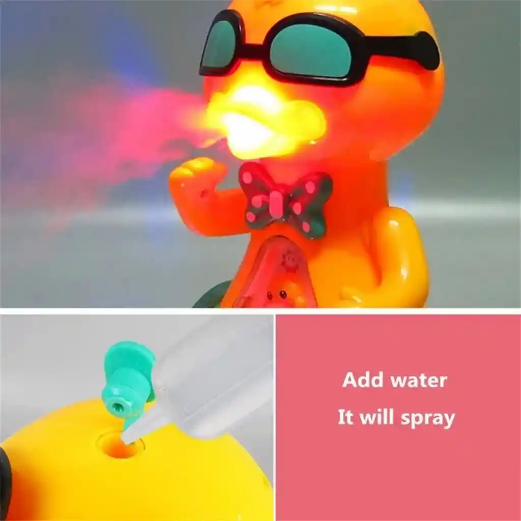 Pato Burbujas Automática Juguete Para Niños + Liquido