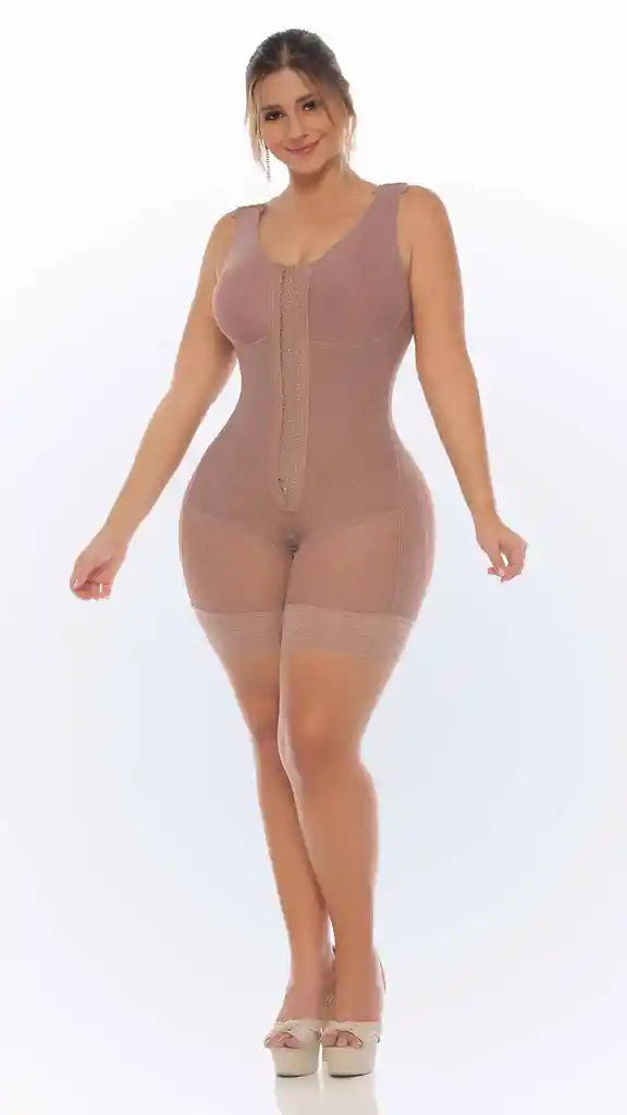 Ref. 70507 - Faja Con Busto En Broches Moldeadora Talla: M Color: Moca