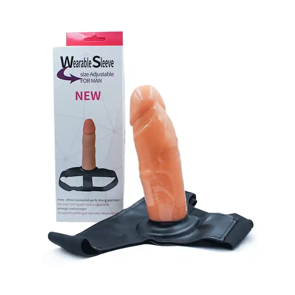 Arnes Hueco Con Extensión Para Pene Dildo Realista Wearable