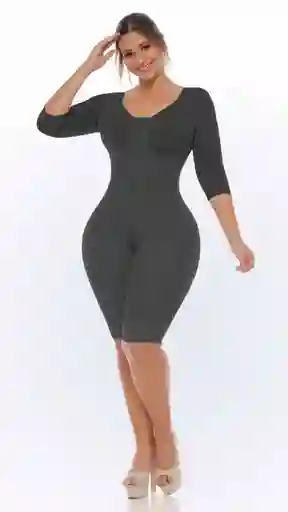 Ref. 70504mn - Faja Moldeadora De Control Con Mangas Talla: 2xl Color: Negro