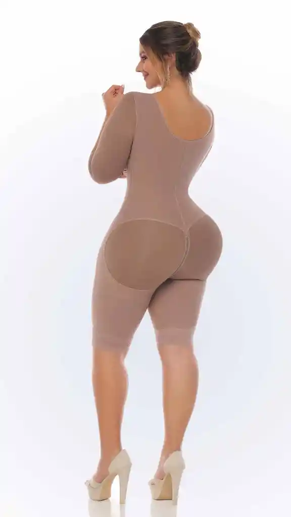 Ref. 70504mn - Faja Moldeadora De Control Con Mangas Talla: 2xl Color: Negro