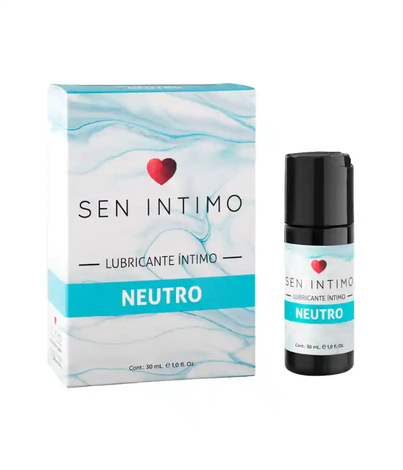 Lubricante Neutro A Base De Agua 30ml Sen Intimo