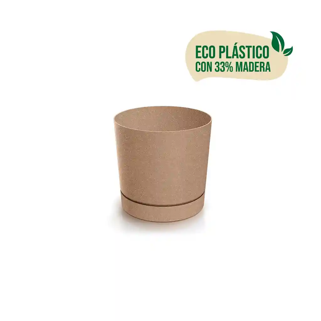 Matera Tubo P Eco Wood 11 Cm Café Claro