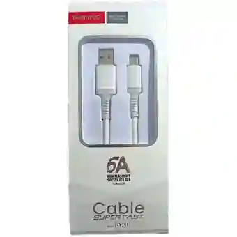 Cable Tipo C 2.1a 1 Metro Blanco Datos Y Carga