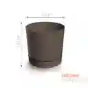 Matera Tubo P Eco Wood 20 Cm Café