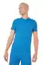 Deportivo Hunza Hombre Azul Clasico Talla L