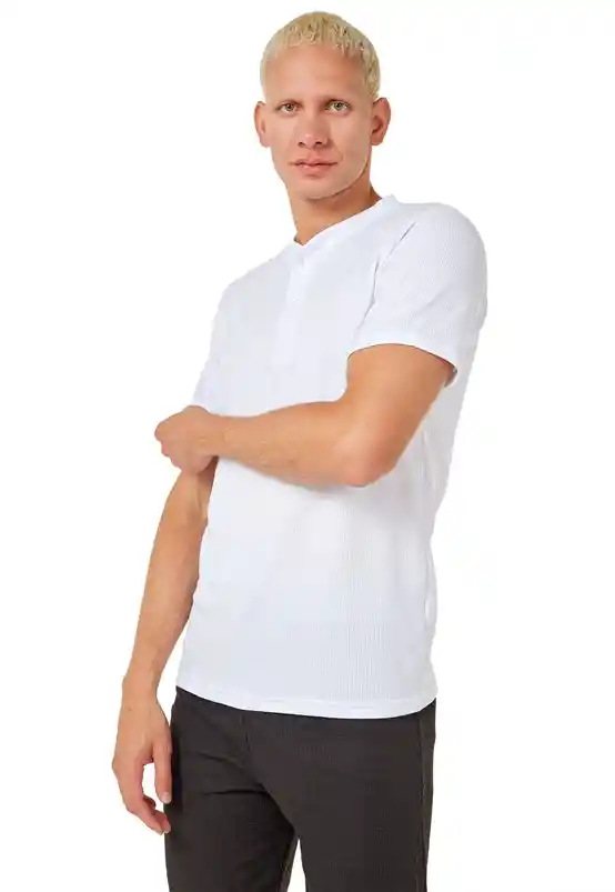 Deportivo Hunza Hombre Blanco/negro Talla L