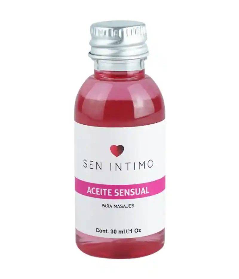 Aceite Para Masajes Sen Intimo 30ml Olor A Cereza