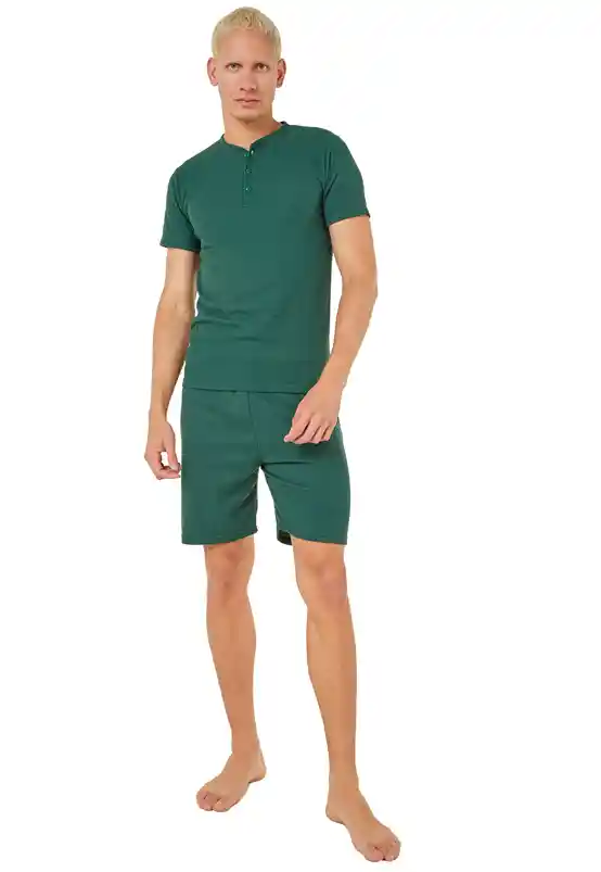 Deportivo Hunza Hombre Verde Oscuro Talla Xxl