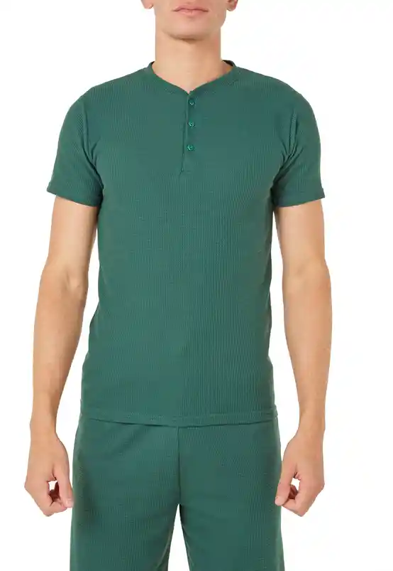 Deportivo Hunza Hombre Verde Oscuro Talla S