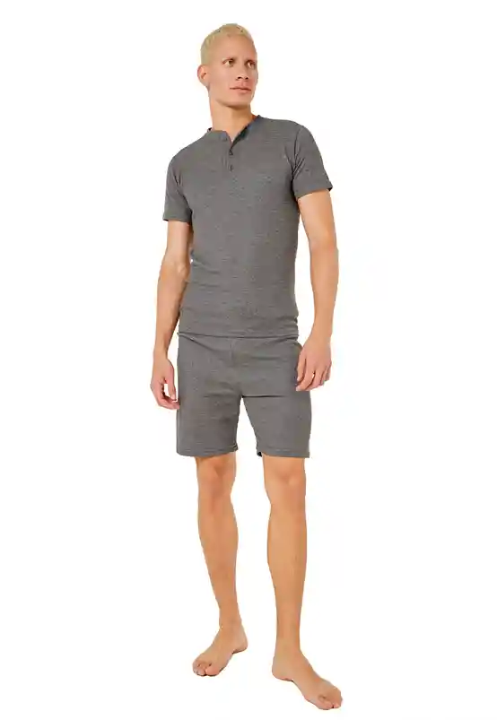 Deportivo Hunza Hombre Gris Oscuro Talla Xxl