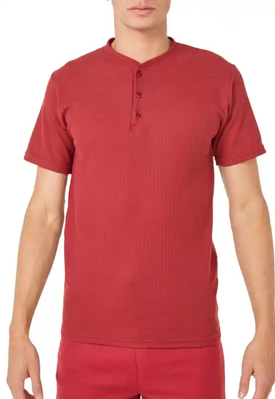 Deportivo Hunza Hombre Vino Tinto Talla S