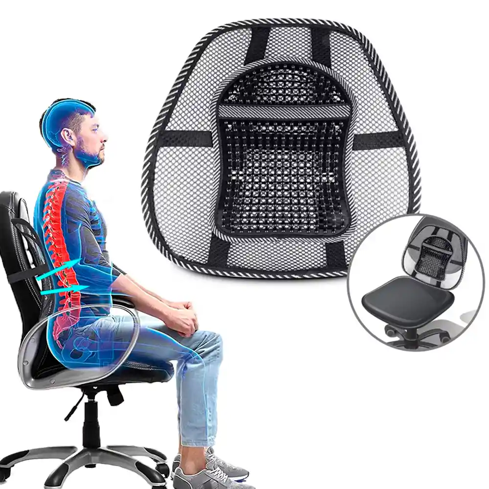 Espaldar Corrector Postura Lumbar Espalda Soporte Silla Carro