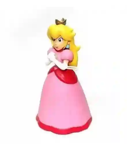 Muñeco De Coleccion Princesa Peach De Mario Bross