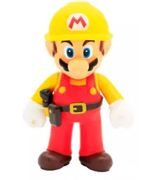 Muñeco De Coleccion Mario Vestido De Constructor De Mario Bross