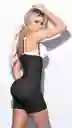 Ref. 7064 - Faja Moldeadora Deluxe En Strapless Con Látex Talla: L Color: Negro