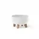 Matera Gracia Round Low 24 Cm Blanco