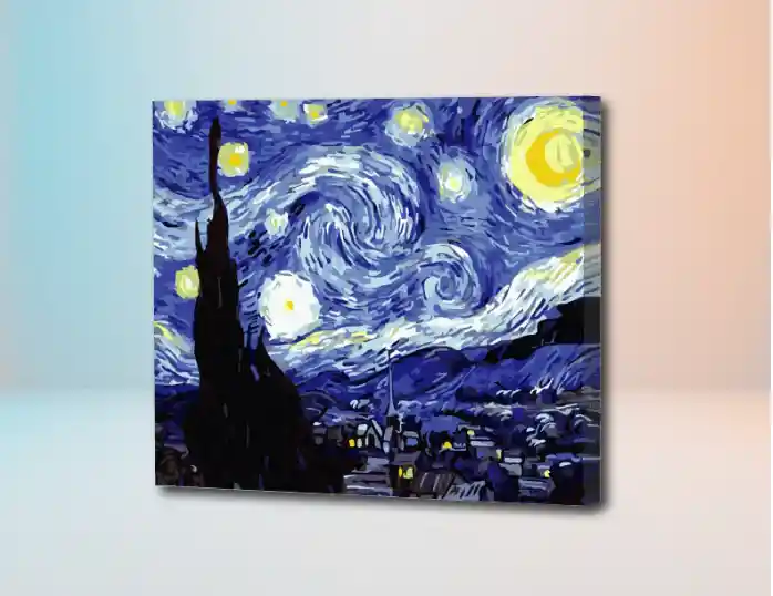 Noche Estrellada- Van Gogh -kit Por Diamantes