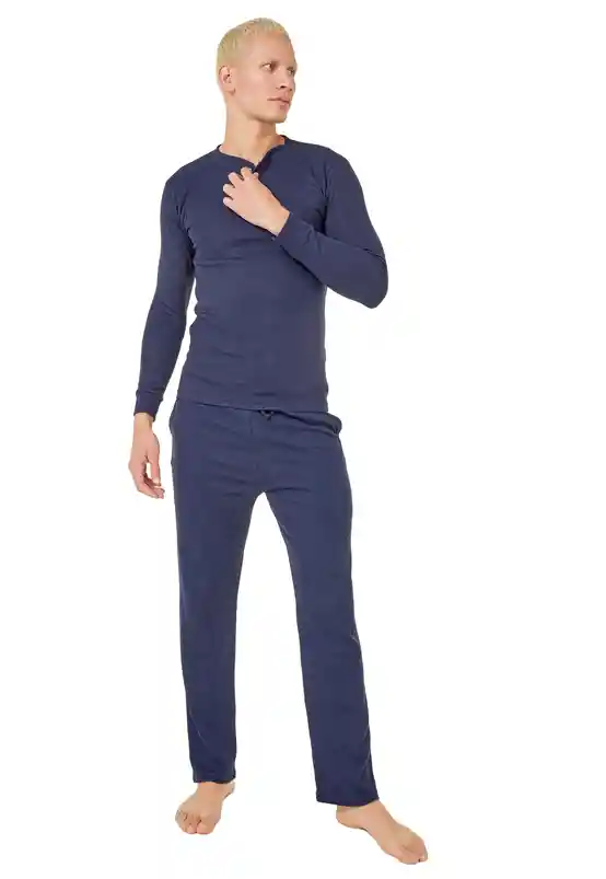 Loungewear Bacatá Hombre Azul Oscuro Talla S