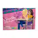 Kit Escolar Carpeta + Cartilla + Stickers Barbie