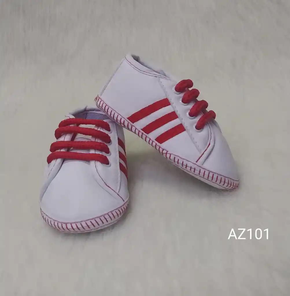 Zapato Blanco Y Rojo Talla 19