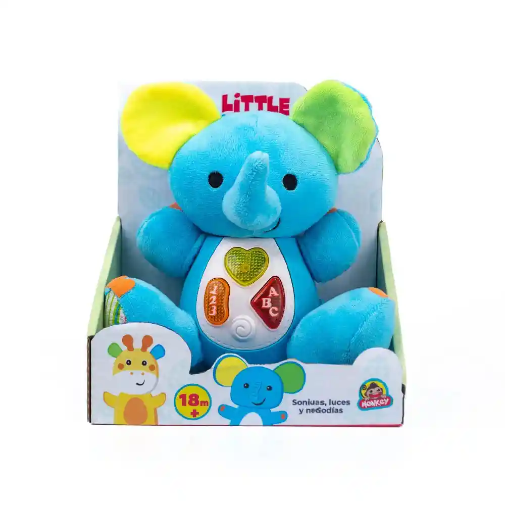 Mi Primer Elefante Interactivo Con Luces Y Sonidos Bebes