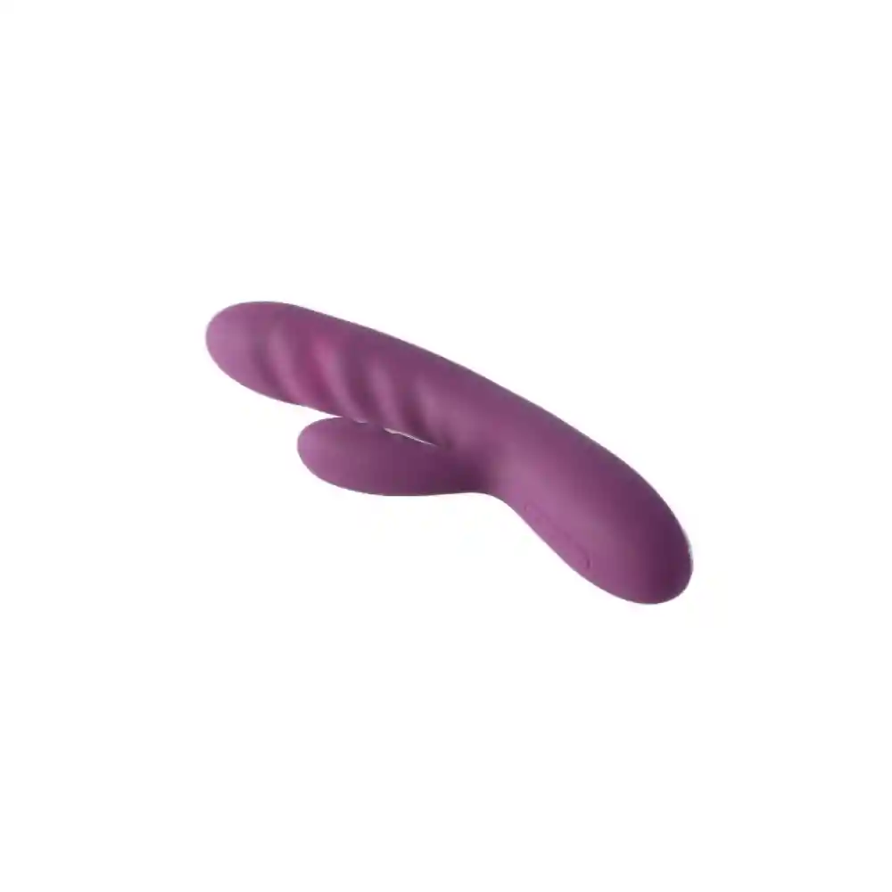 Svakom Avery - Vibrador Doble Estimulación Con Empuje Morado